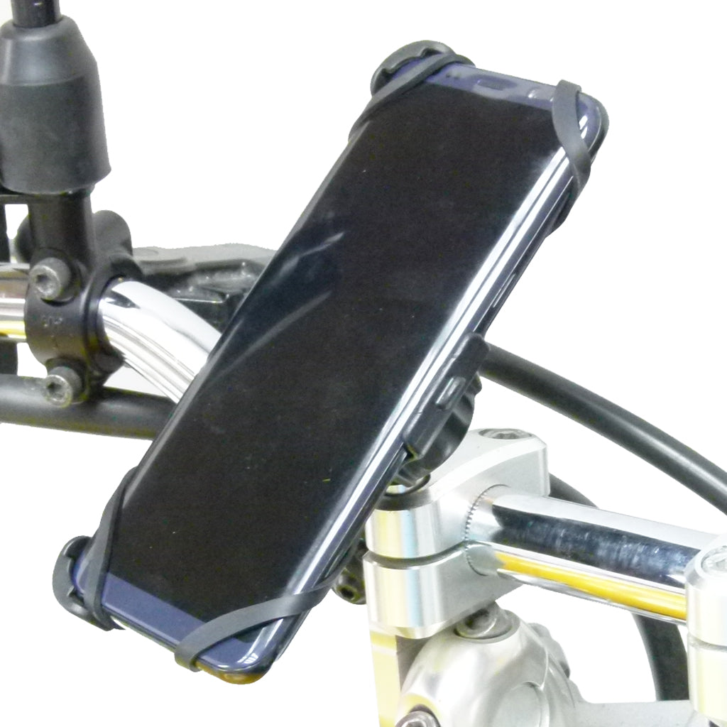 Dedicated Motorcycle M8 Handlebar Top Clamp Phone Mount for Galaxy S9 (sku 41775)