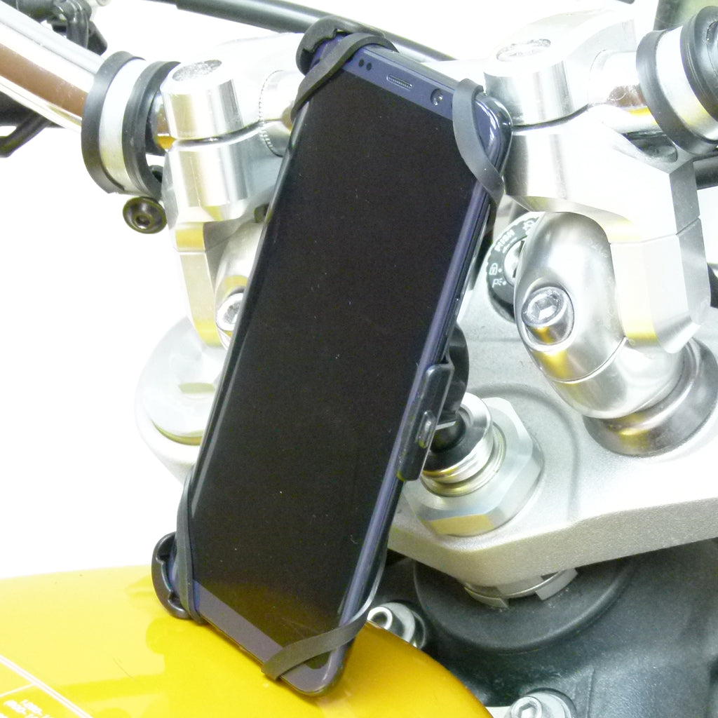 Dedicated 13.3-14.7mm Fork Stem Sports Motorcycle Mount for Samsung Galaxy S9 (sku 41777)