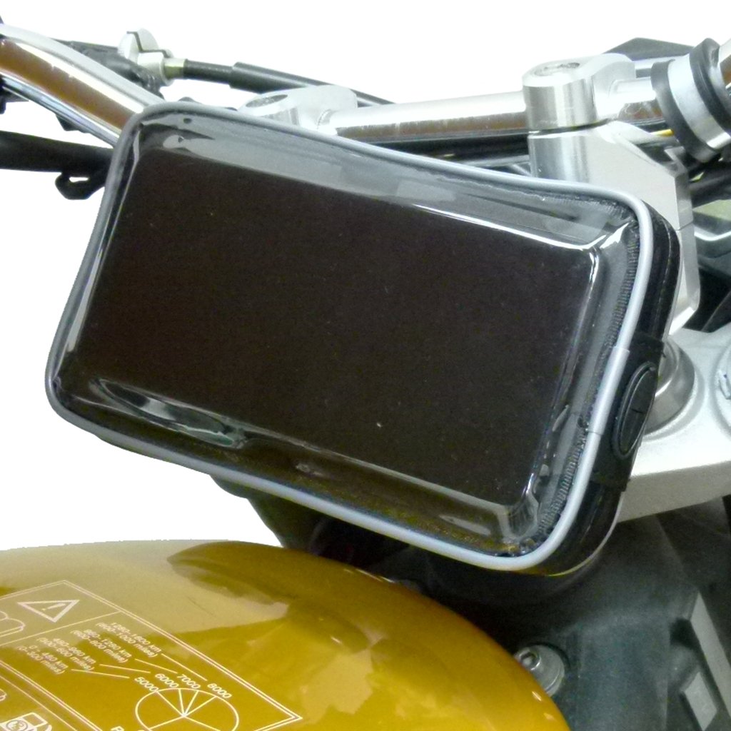 15-17mm Motorcycle Fork Stem Weather Resistant Phone Mount for Samsung Galaxy S20 (sku 51770) - BuyBits Ltd UK