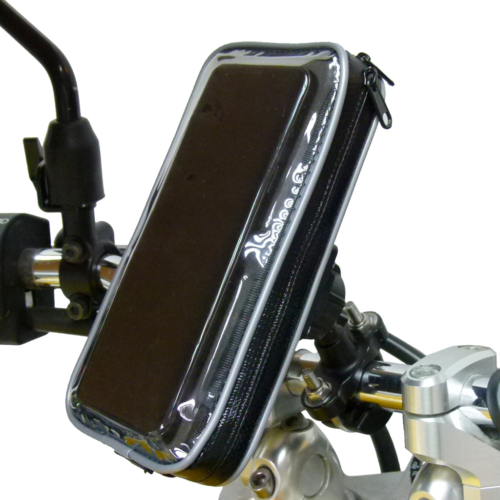 Strong Metal U-Bolt Motorcycle Bike Handlebar Mount for Samsung Galaxy S10 5G (sku 44397)