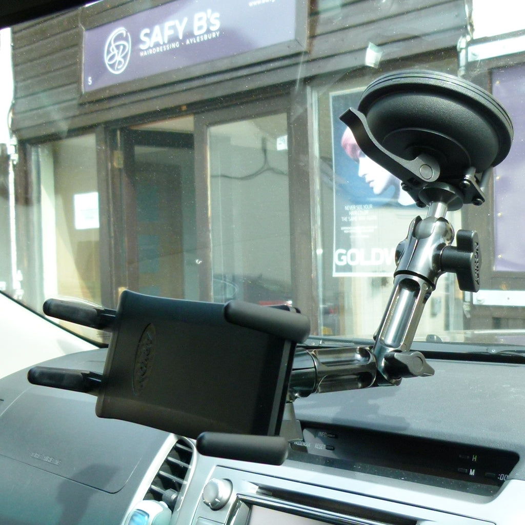 Heavy-Duty Multi-Angle Suction Mount with 8 inch Arm for GPS or Tablet (sku 42195)