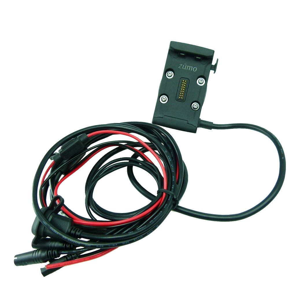 Hardwire Powered Dock Holder with 1" - 25mm Ball for Garmin Zumo 590 (sku 42200)