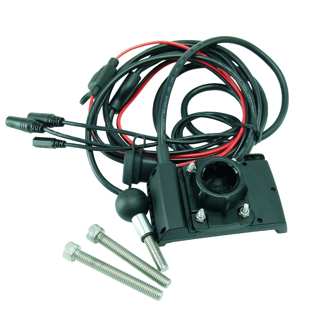Hardwire Powered Dock Holder M8 Motorcycle Mount for Garmin Zumo 590 595 (sku 42201)