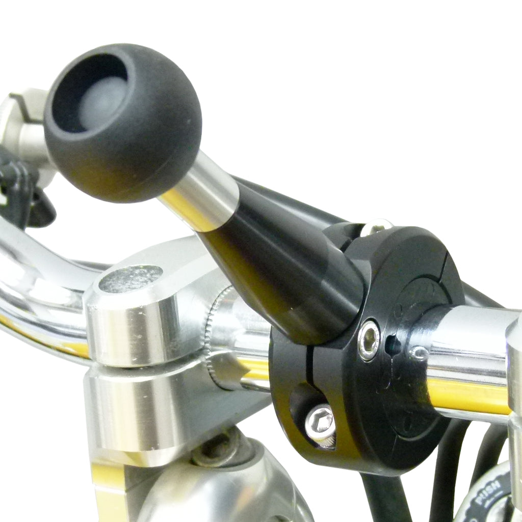 Hardwire Powered 9cm Extended Bike Motorcycle Mount for Garmin Zumo 590 595  (sku 42215)