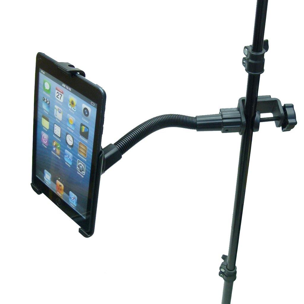 12" Flexi Arm Form Fit Music - Mic Stand Clamp Mount for Apple iPad Mini Gen 4 (sku 42226) - BuyBits Ltd UK