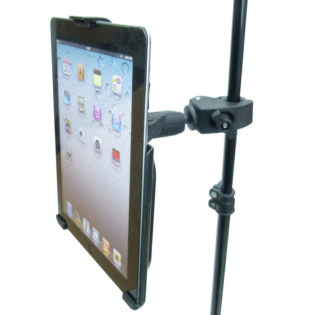 Extended Tough Clamp Music - Microphone - Gig Stand Mount for Apple iPad Air and Air 2 (sku 42229)