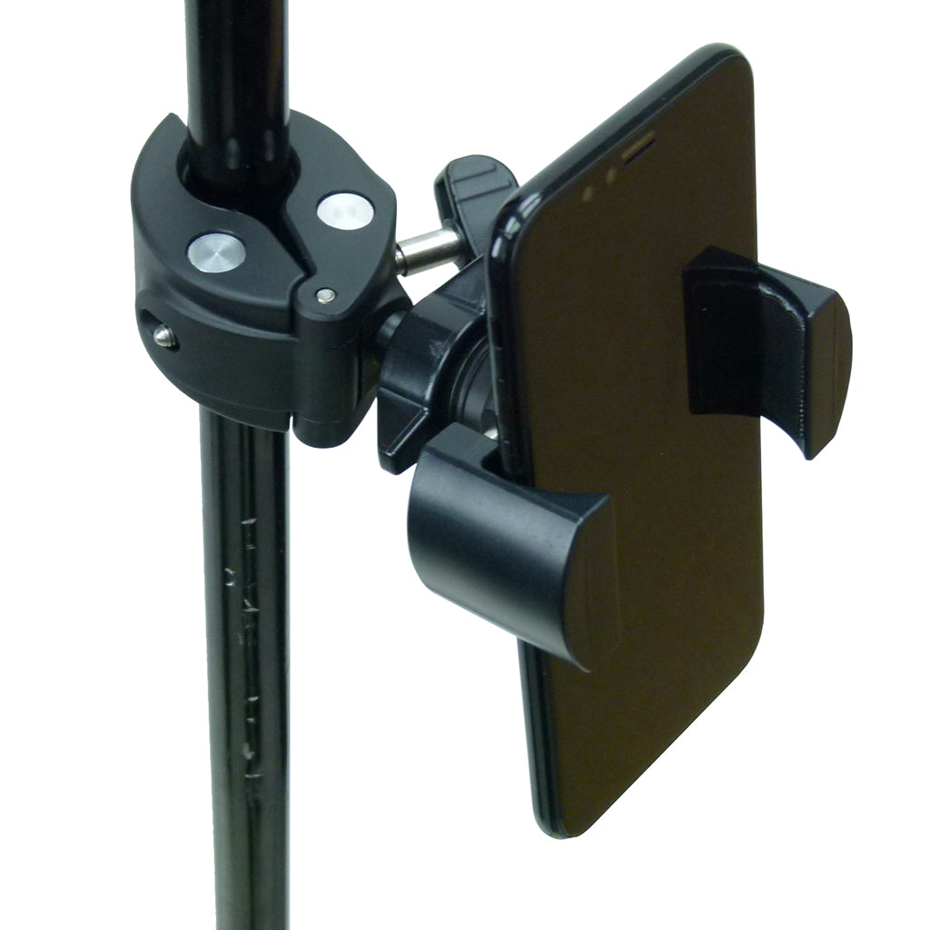 Arkon Phone Clamp Music Microphone Mount for iPhone XS (sku 42344)