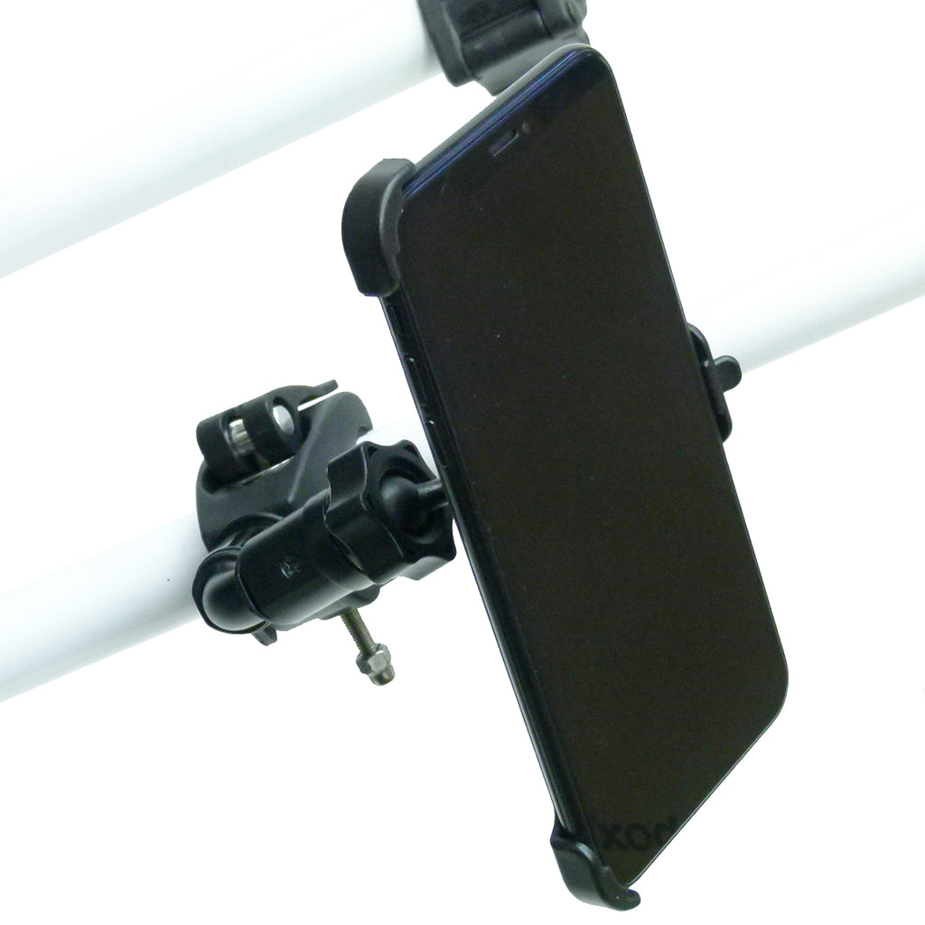 Compact Quick Fix Apple iPhone XS MAX Golf Adjustable Trolley Mount (sku 42485)