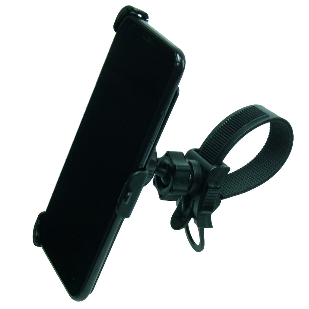 Locking Strap Motorcycle Bike Handlebar Mount for iPhone XS MAX (sku 42489)
