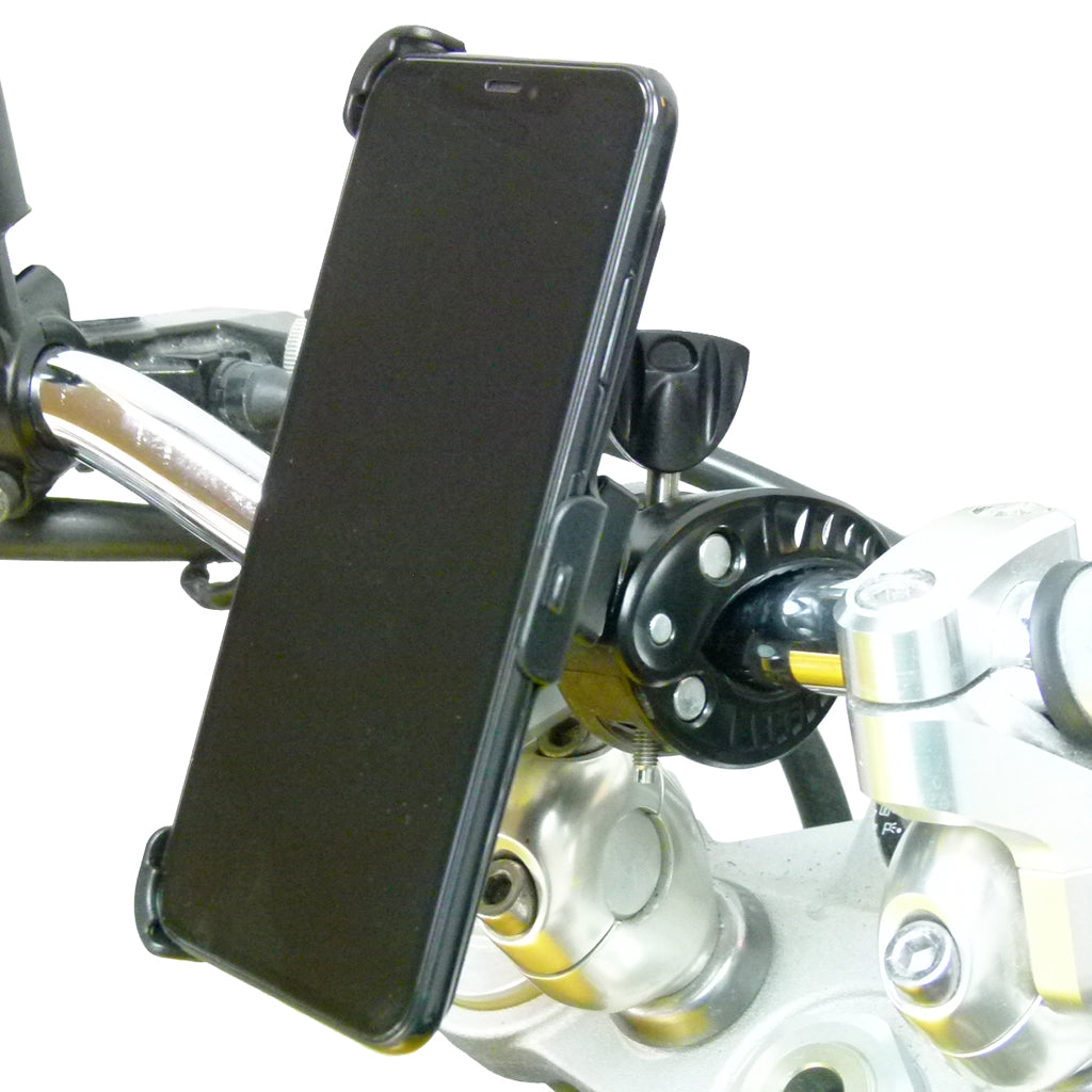 Dedicated K-Tech Bike Handlebar Clamp Phone Mount Holder for iPhone XS MAX (sku 42492)