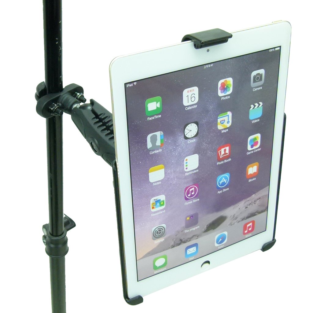 Extended Semi Permanent Music - Microphone - Gig Stand Holder Mount for Apple iPad PRO 12.9" 3rd Gen (2018) (sku 46689) - BuyBits Ltd UK