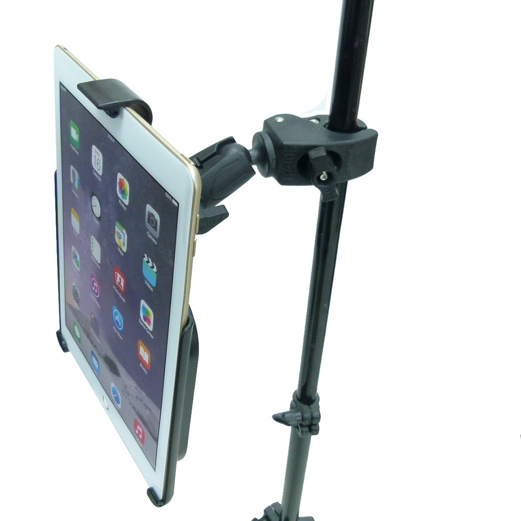 Extended Tough Clamp Music - Microphone - Gig Stand Mount for Apple iPad PRO 11" (2020) (sku 54021) - BuyBits Ltd UK