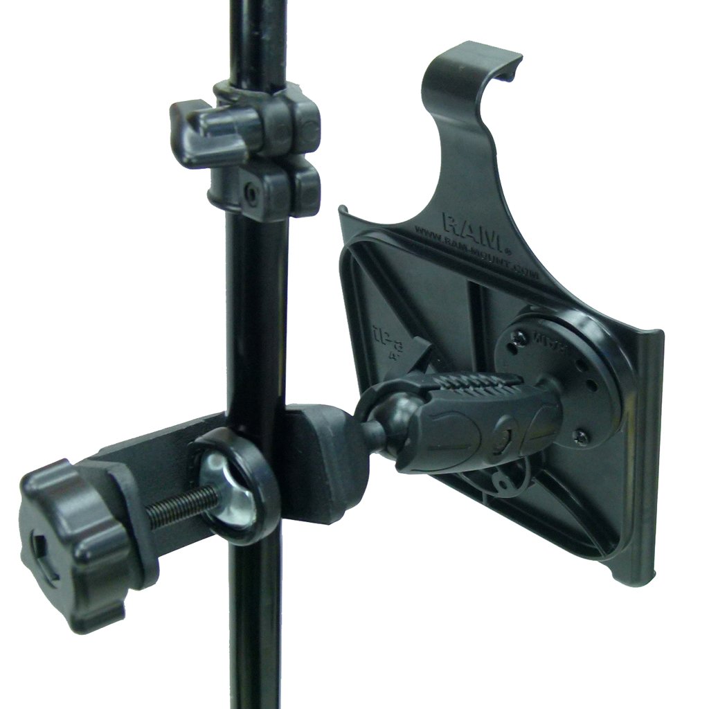 Extended Music - Microphone Stand Tablet Clamp Mount Holder for iPad Mini 2019 Gen (sku 50542) - BuyBits Ltd UK