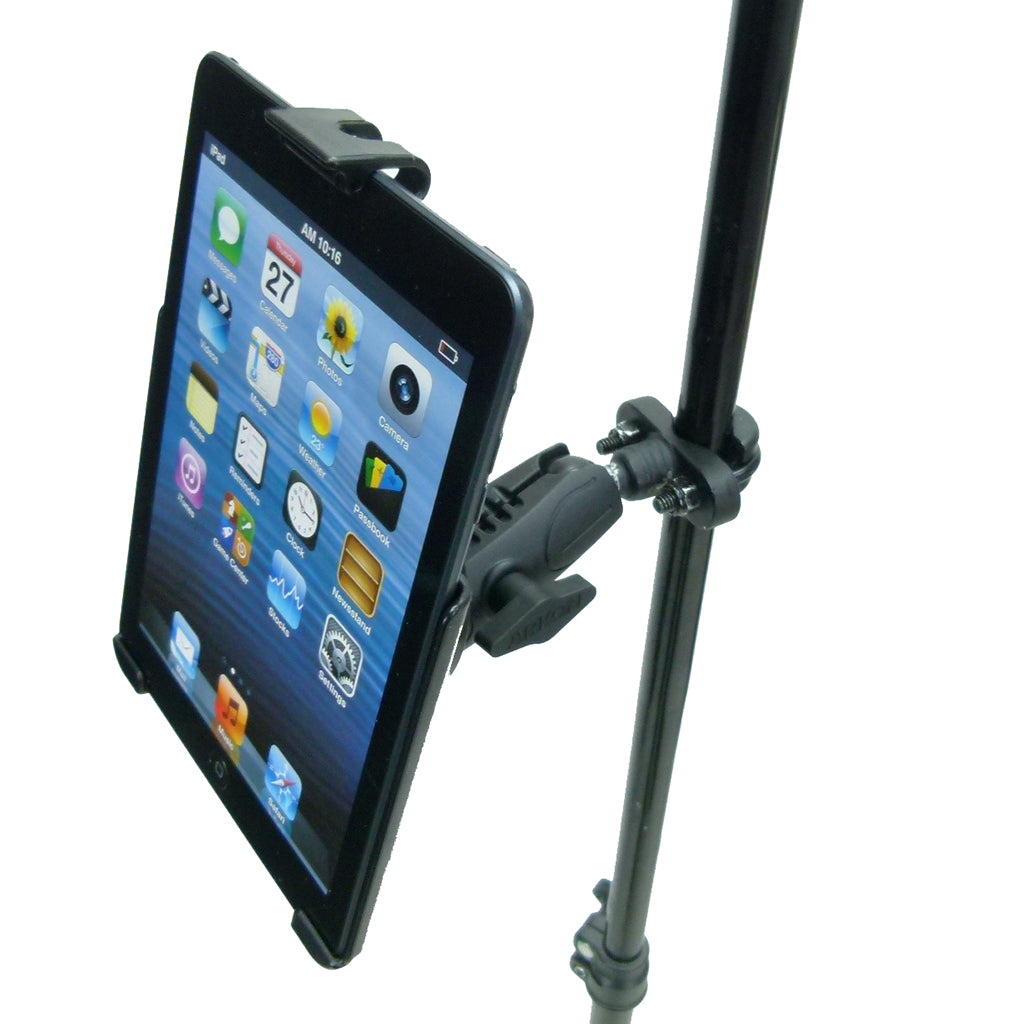 Extended Semi Permanent Music - Microphone - Gig Stand Holder Mount for Apple iPad Mini 1st Gen (sku 42949)