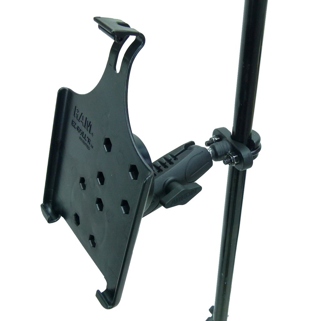 Extended Semi Permanent Music - Microphone - Gig Stand Holder Mount for Apple iPad Mini 2019 Gen (sku 50546) - BuyBits Ltd UK