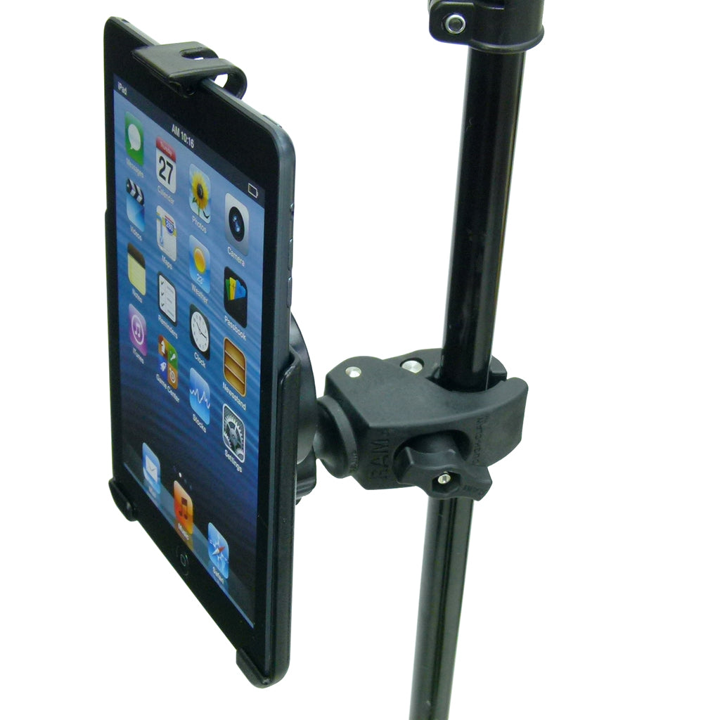 Tough Clamp Music - Microphone - Gig Stand Holder Mount for Apple iPad Mini 3rd Gen (sku 42941)
