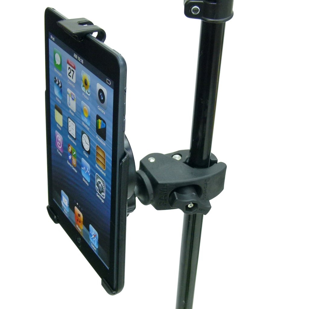 Tough Clamp Music - Microphone - Gig Stand Holder Mount for Apple iPad Mini 2019 Gen (sku 50544) - BuyBits Ltd UK