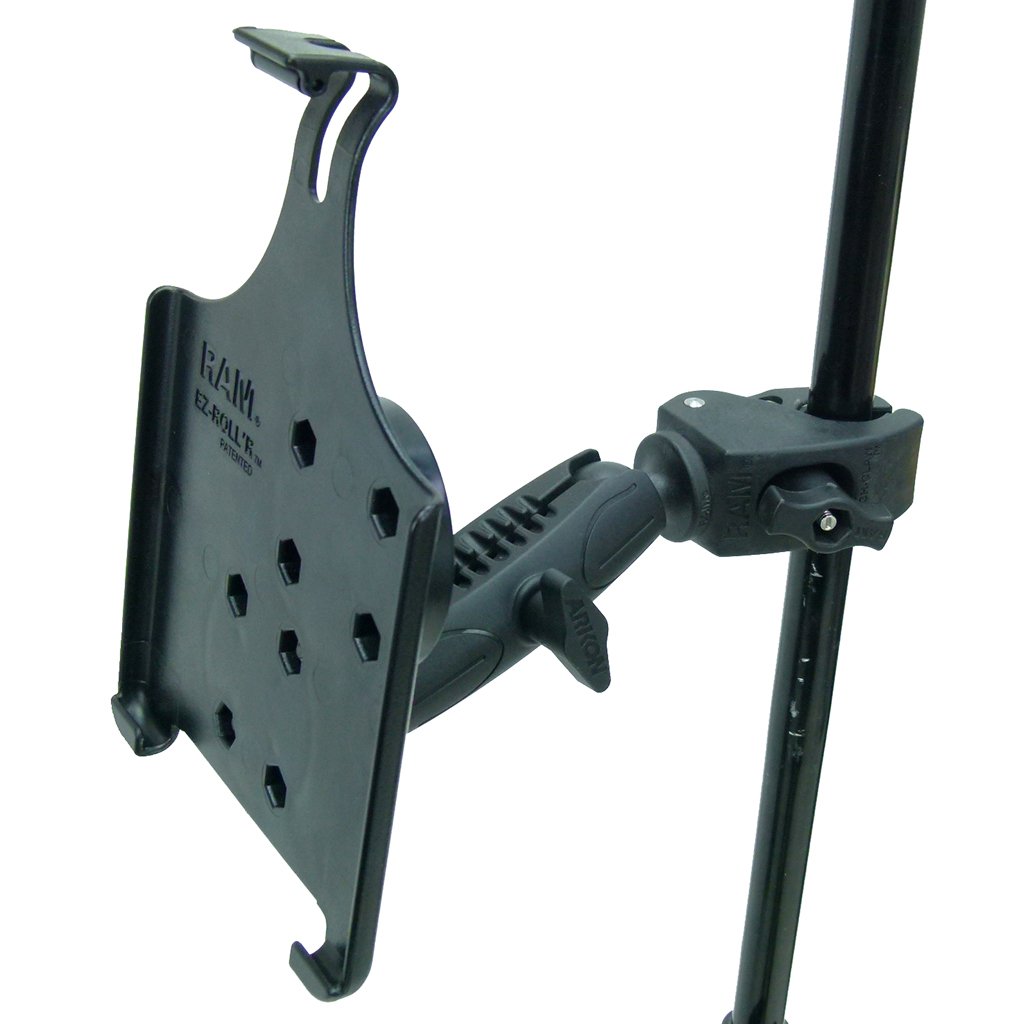 Extended Tough Clamp Music - Microphone - Gig Stand Mount for Apple iPad Mini 2019 Gen (sku 50545) - BuyBits Ltd UK
