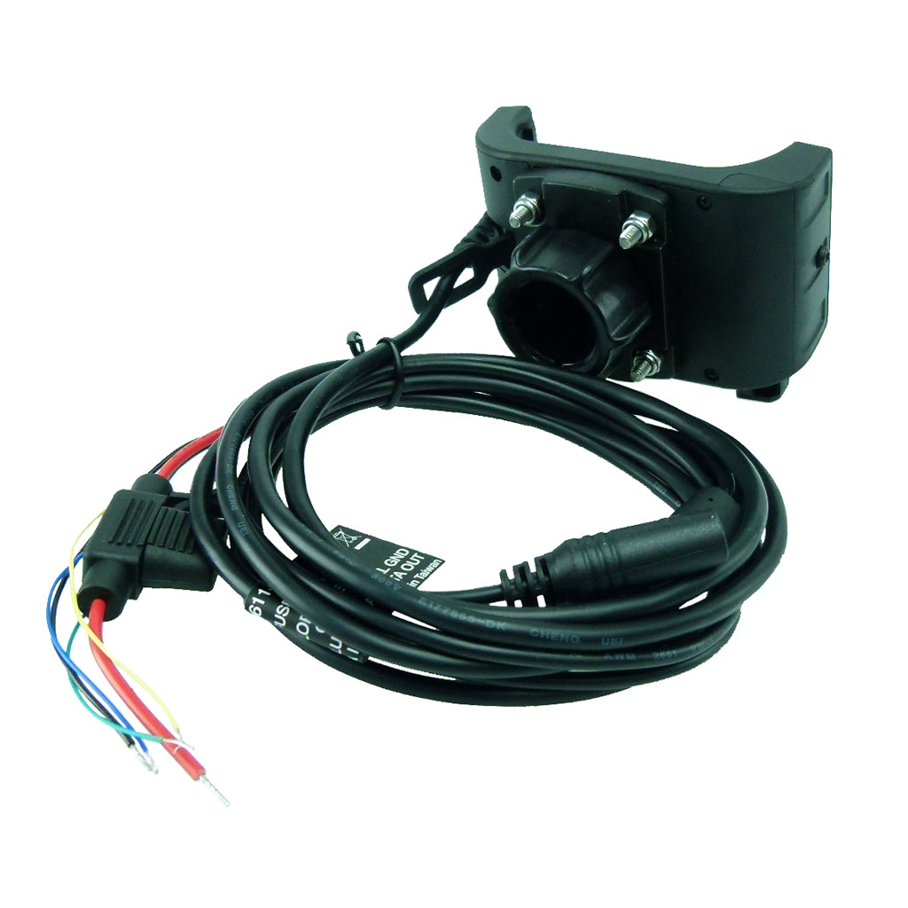 Rugged Mount with Audio-Power Cable with 1" - 25mm Socket for Garmin Montana (sku 43187)