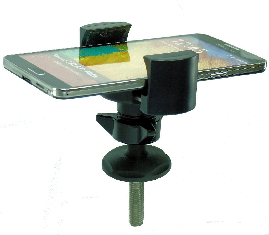 Compact Bike Headstock Stem Phone Mount for BMW K1200 - 1300 R S &amp; RS fits Samsung Galaxy Note 10 Lite (sku 50902) - BuyBits Ltd UK