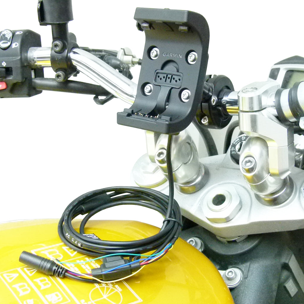 Audio-Power Cable 9cm Extended Motorcycle Mount for Garmin Montana (sku 43246)