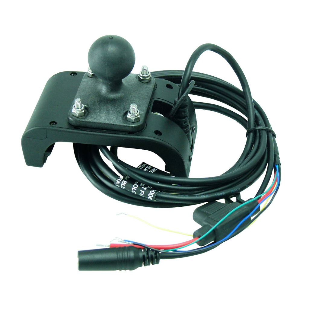 Rugged Mount with Audio-Power Cable with 1" - 25mm Ball for Garmin Montana (sku 43248)