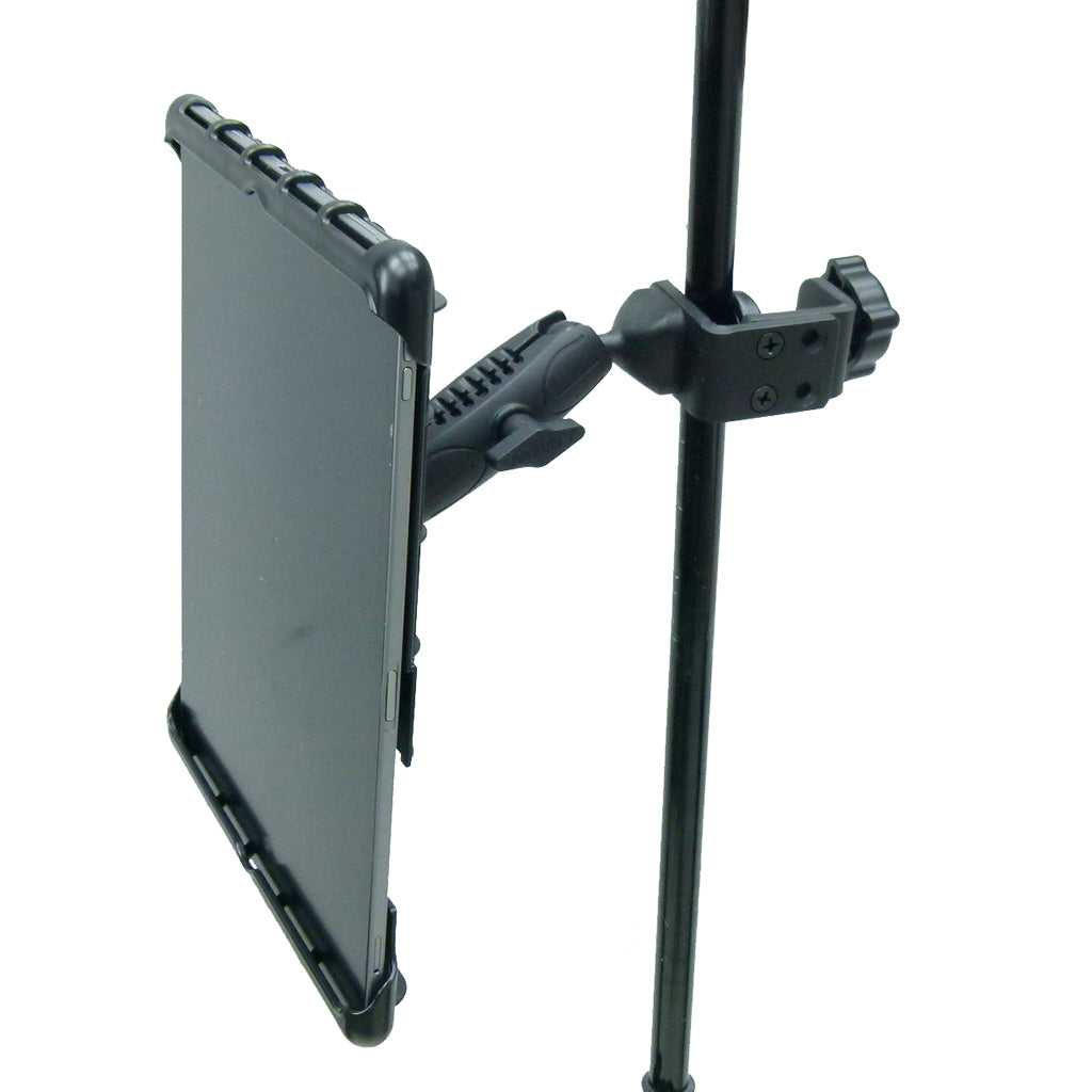 Heavy Duty Cross Trainer Treadmill Tablet Clamp Mount Holder for iPad Pro 12.9" (2021) (sku 57647)