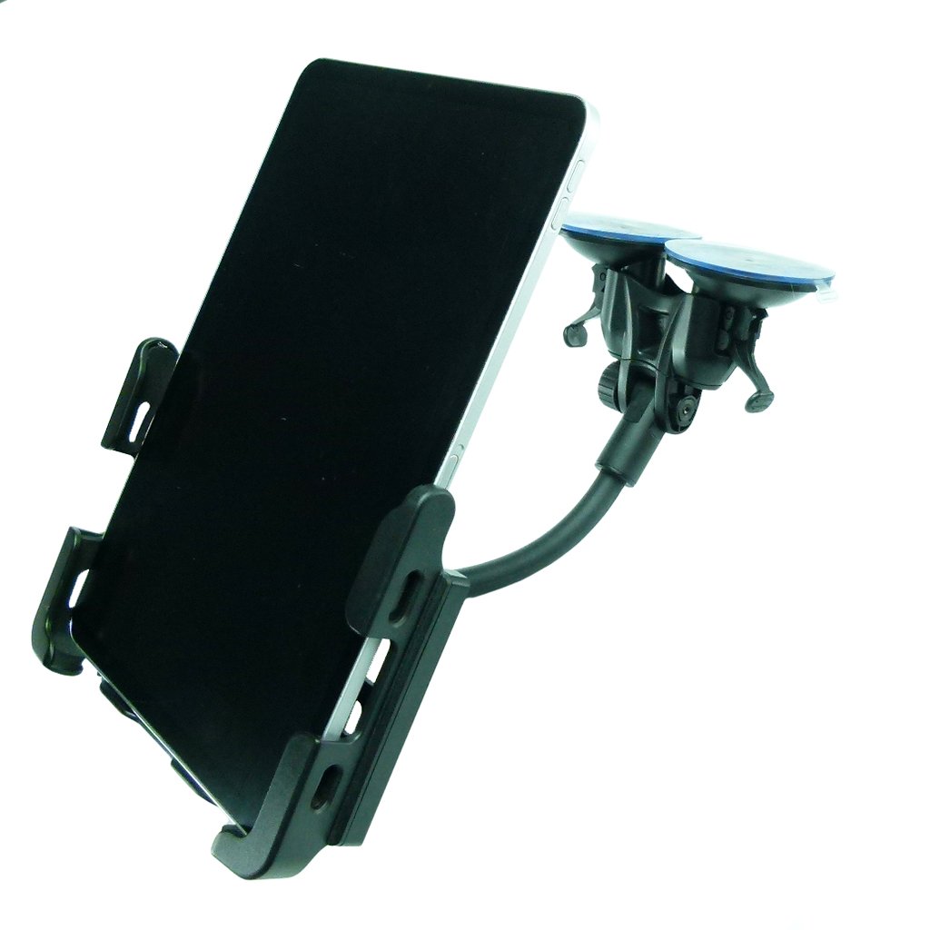Deluxe Double Suction Cup Windscreen Window Gooseneck Mount for iPad Pro 11" (2020) (sku 53985) - BuyBits Ltd UK