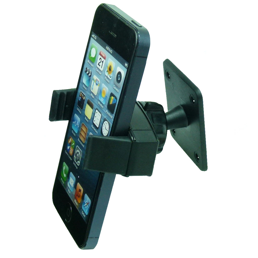 Permanent Screw Fix Adjustable Phone Mount for Car Van Truck Dash fits iPhone SE 1st edition (sku 43385)
