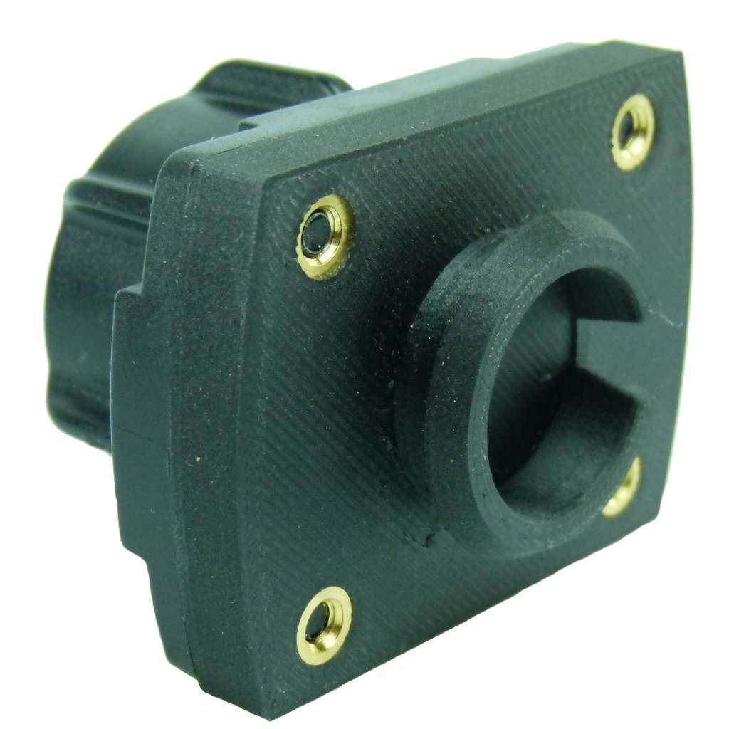 1" - 25mm Socket Adapter for Givi Motorcycle Mount Cases (sku 43944) - BuyBits Ltd UK