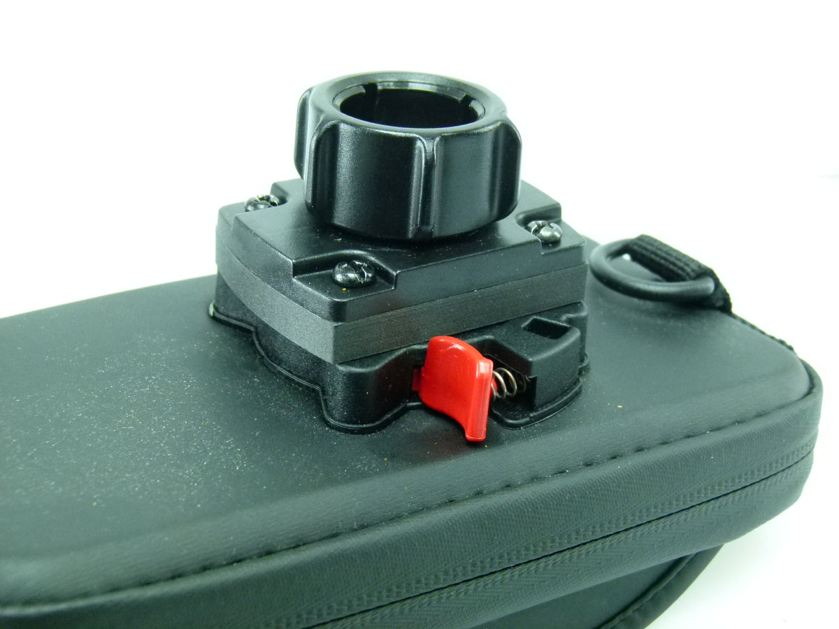 13.3mm - 14.7mm (0.52" - 0.58") Motorcycle Fork Stem Mount fits Givi Cases (sku 44004)