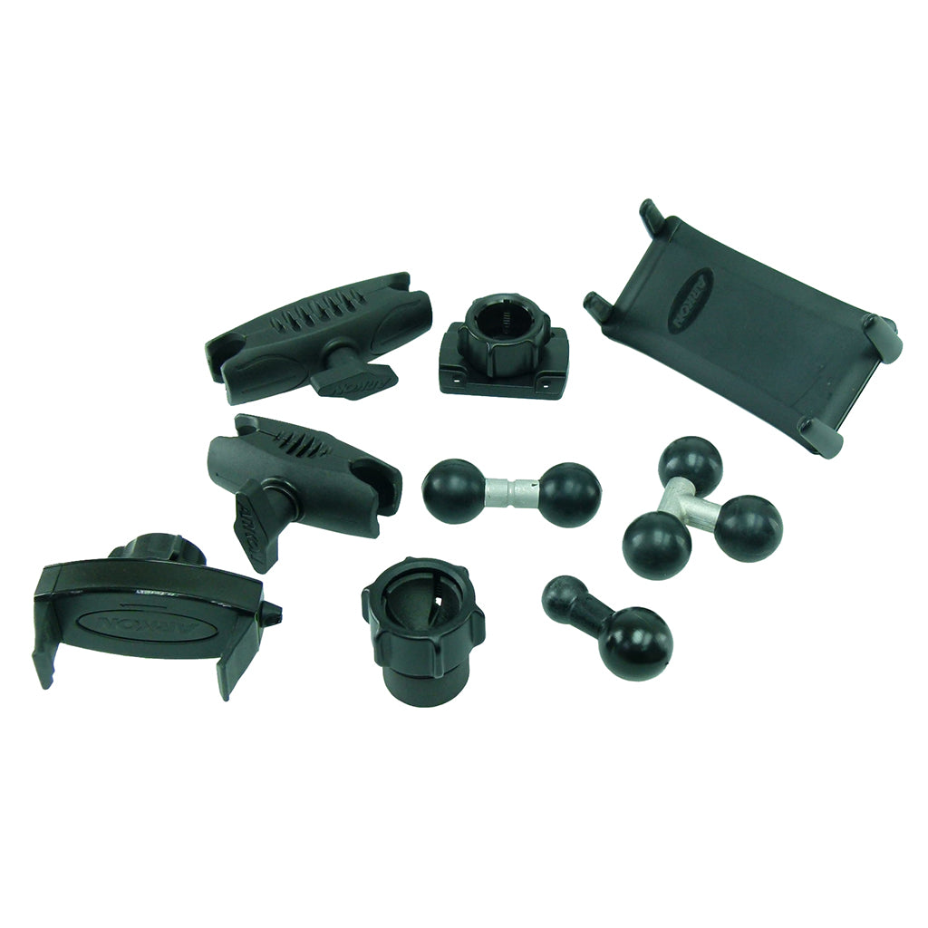 Permanent Screw Fleet Dash Extended Multiple Mount Holds Tablet and Phone (sku 44105)