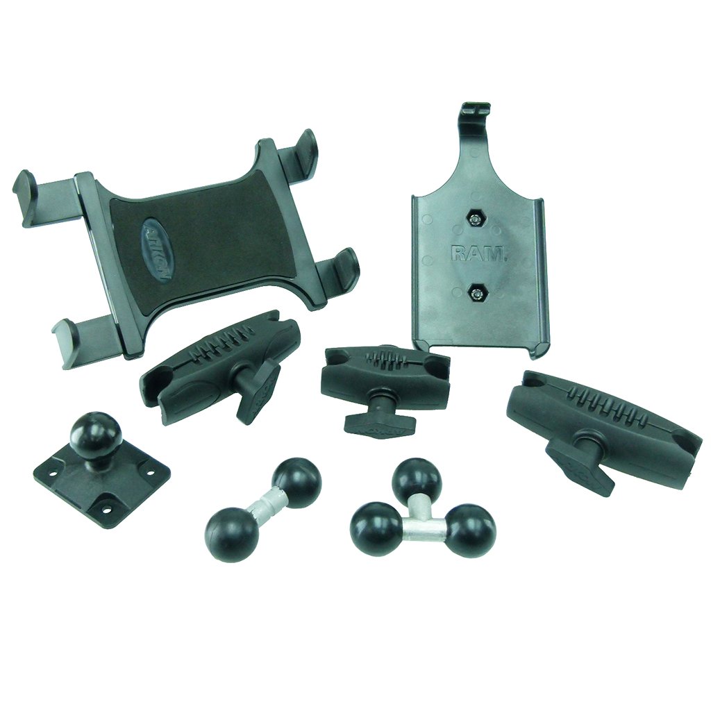 Permanent Screw Fleet Dash Multiple Mount fits iPhone 12 Mini &amp; Tablet (sku 59126)