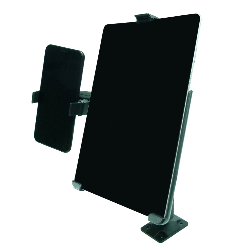 Permanent Screw Fleet Dash Multiple Mount Holds iPad PRO 9.7" and Phone (sku 44122)