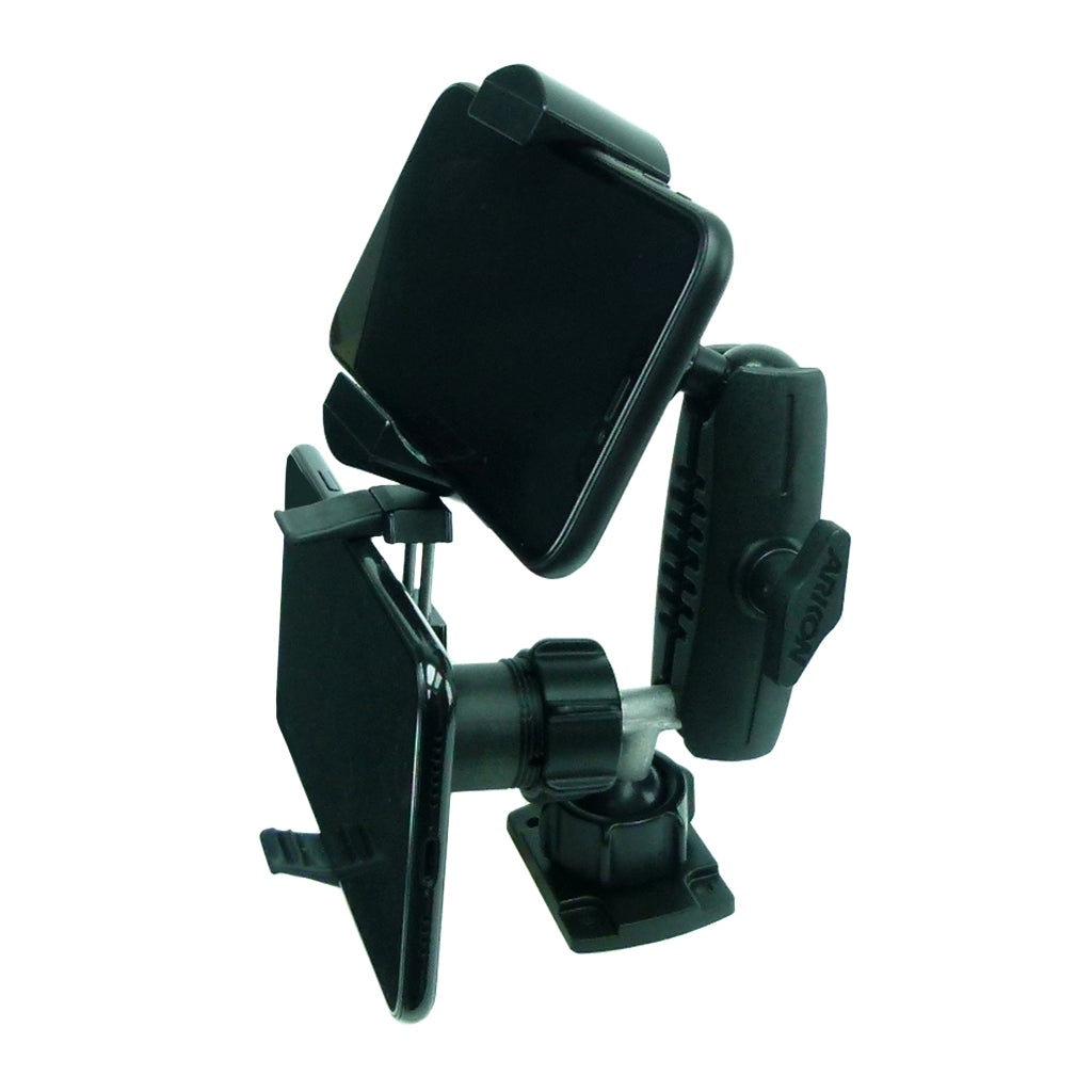 Permanent Screw Fix Fleet Dash Double Phone Holder (sku 44145)