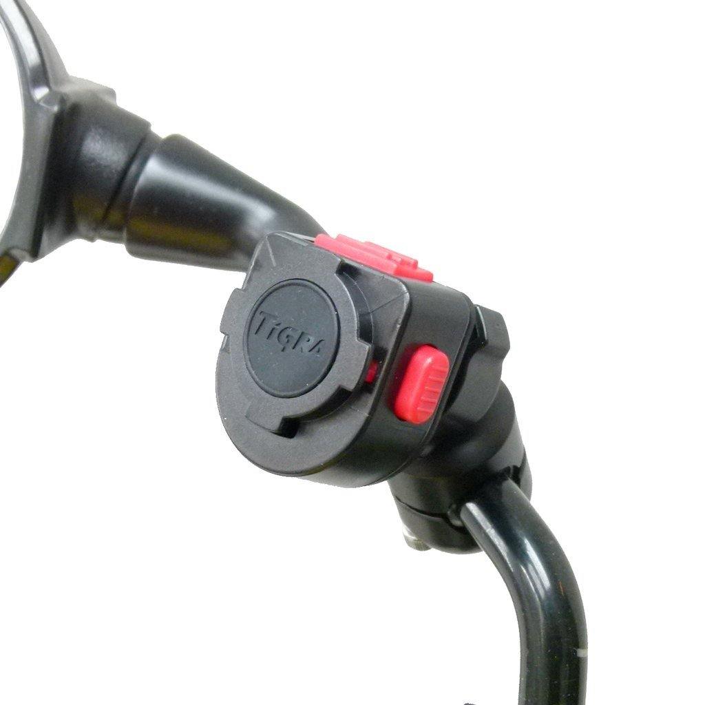 Compact Scooter Mirror mount &amp; TiGRA Case for iPhone 11 (sku 51237) - BuyBits Ltd UK