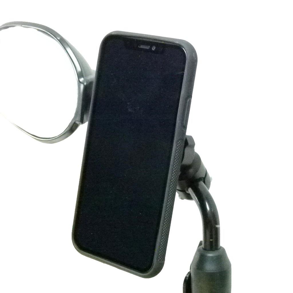 Compact Scooter Mirror mount &amp; TiGRA Case for iPhone 11 (sku 51237) - BuyBits Ltd UK
