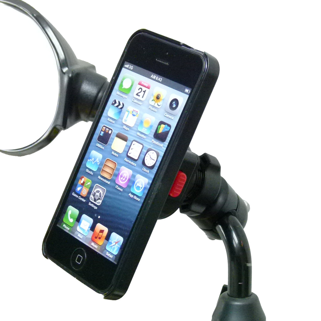 Compact Scooter Mirror mount &amp; TiGRA Case for iPhone 5S (sku 45277)