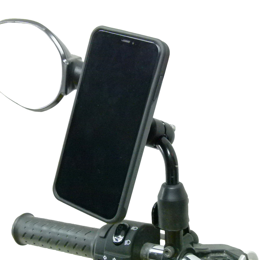 Compact Scooter Mirror mount &amp; TiGRA NEO Case for iPhone 8 (sku 45307)
