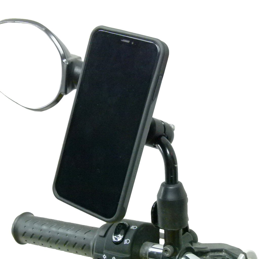 Compact Scooter Mirror mount &amp; TiGRA NEO Case for iPhone SE 2 (2020) (sku 53422) - BuyBits Ltd UK