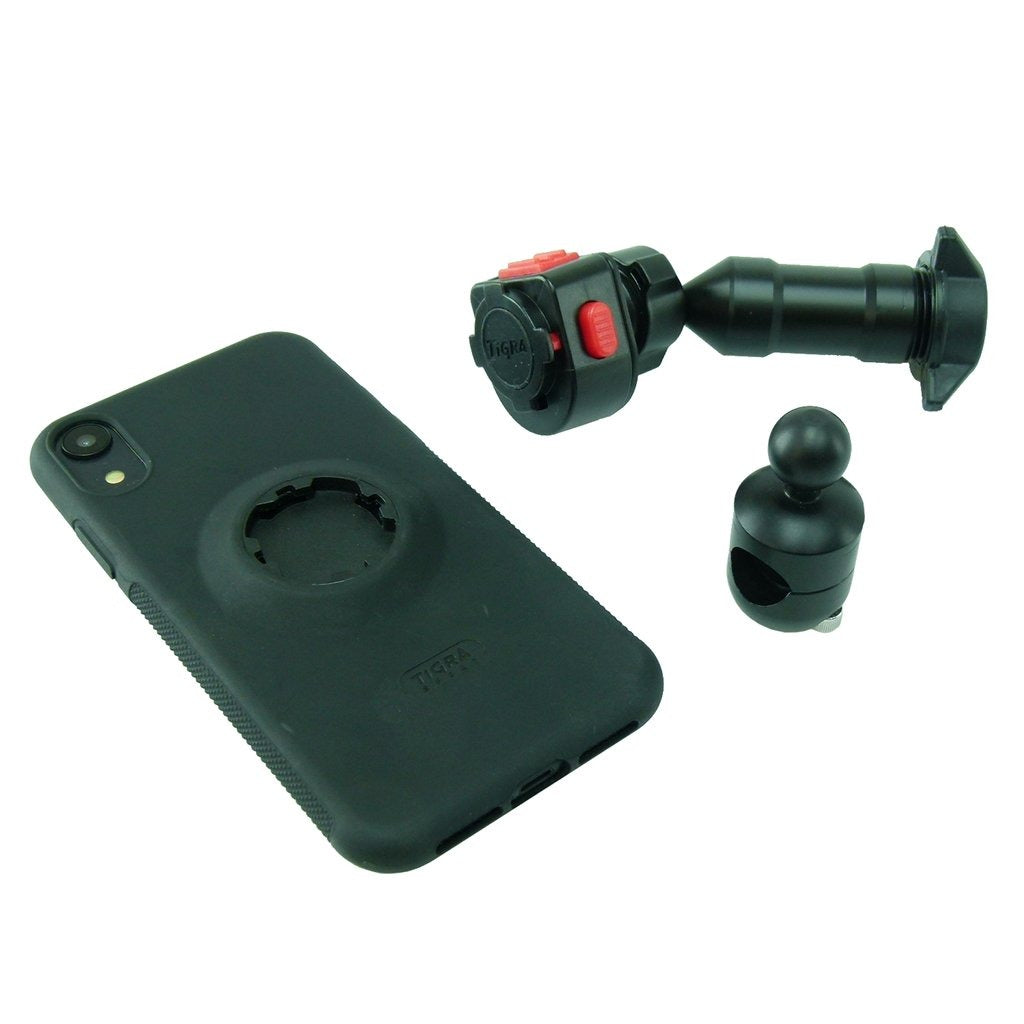 Extended Scooter Mirror mount &amp; TiGRA Case for iPhone 11 Pro (sku 51232) - BuyBits Ltd UK