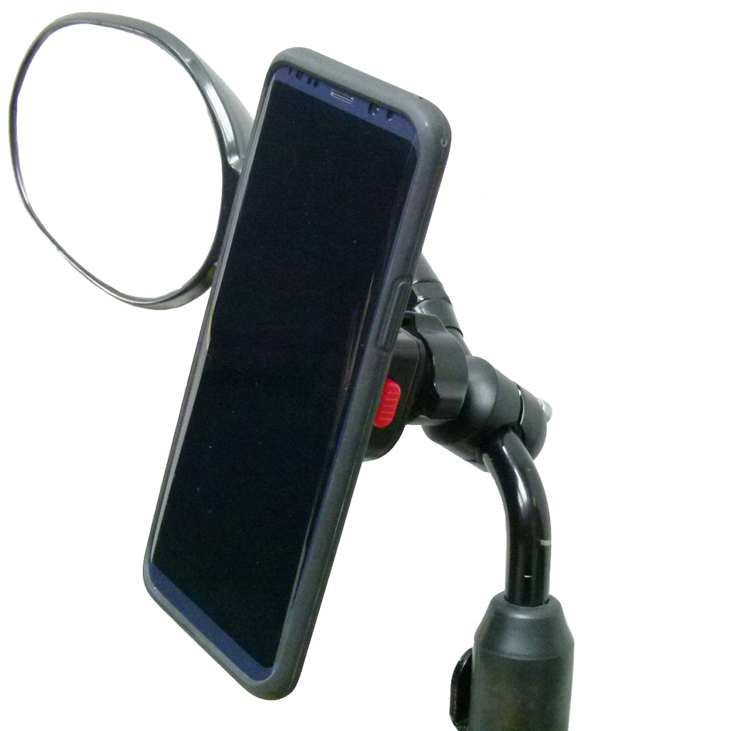 Compact Scooter Mirror mount &amp; TiGRA Case for Samsung Galaxy S7 (sku 45381)