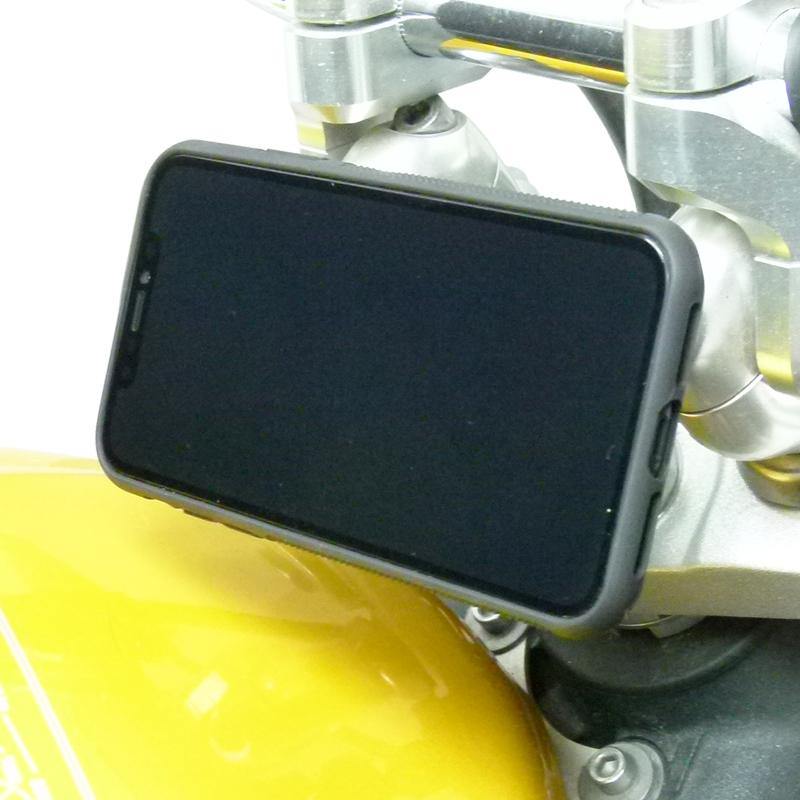 Universal Motorcycle Stem Mount and TiGRA Fitclic Case for iPhone 11 (sku 51225) - BuyBits Ltd UK