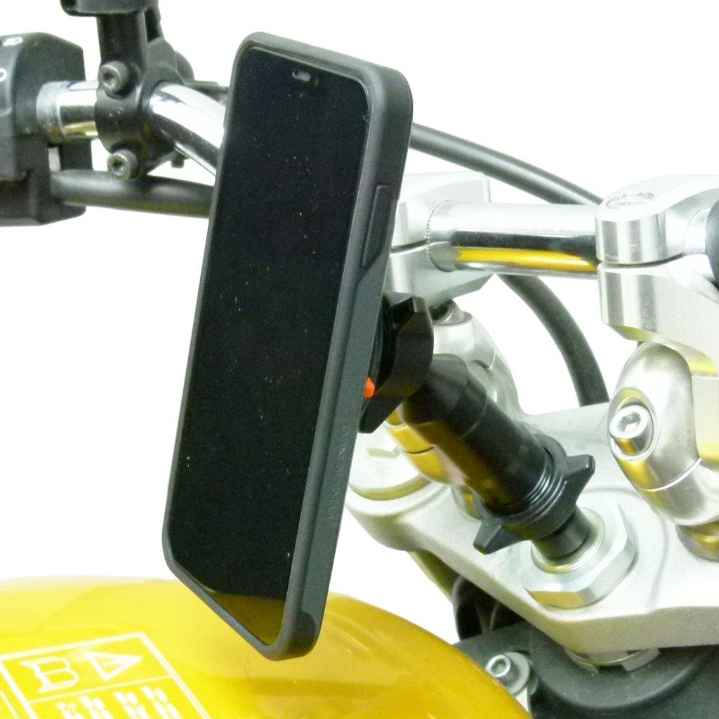 Universal Extended Motorcycle Stem Mount and TiGRA NEO Case for iPhone 11 (sku 51429) - BuyBits Ltd UK