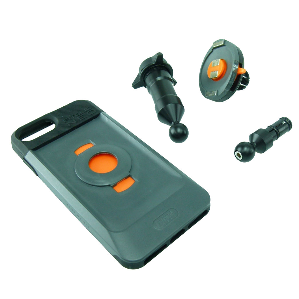Universal Extended Motorcycle Stem Mount and TiGRA NEO Case for iPhone XS MAX (sku 45611)