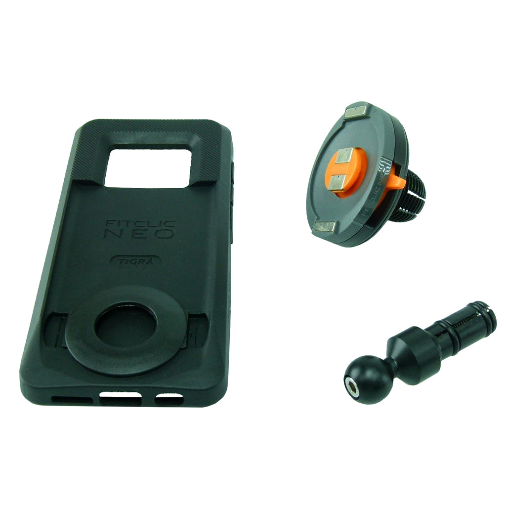 Universal Motorcycle Stem Mount &amp; TiGRA Charge Thru Case for Samsung Galaxy S8 (sku 45623)