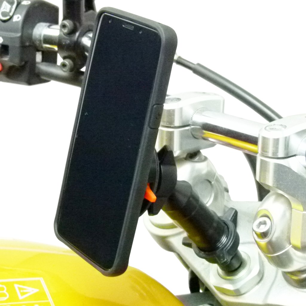 Extended Universal Motorcycle Stem Mount &amp; TiGRA NEO LITE Case for Huawei MATE 30 Pro (sku 54615) - BuyBits Ltd UK