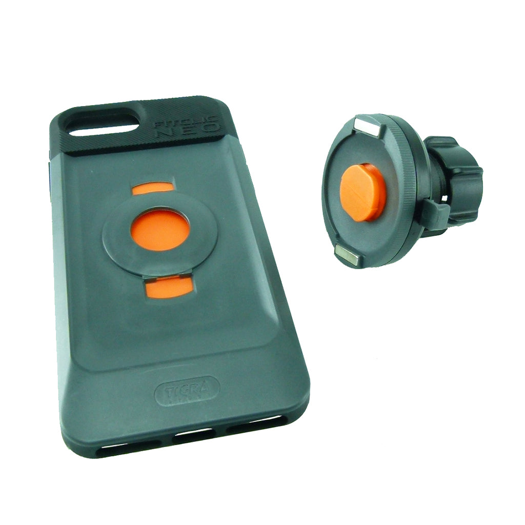 Motorcycle Bundle with TiGRA Fitclic Neo &amp; M8 Handlebar Mount for iPhone XS MAX (sku 45712)