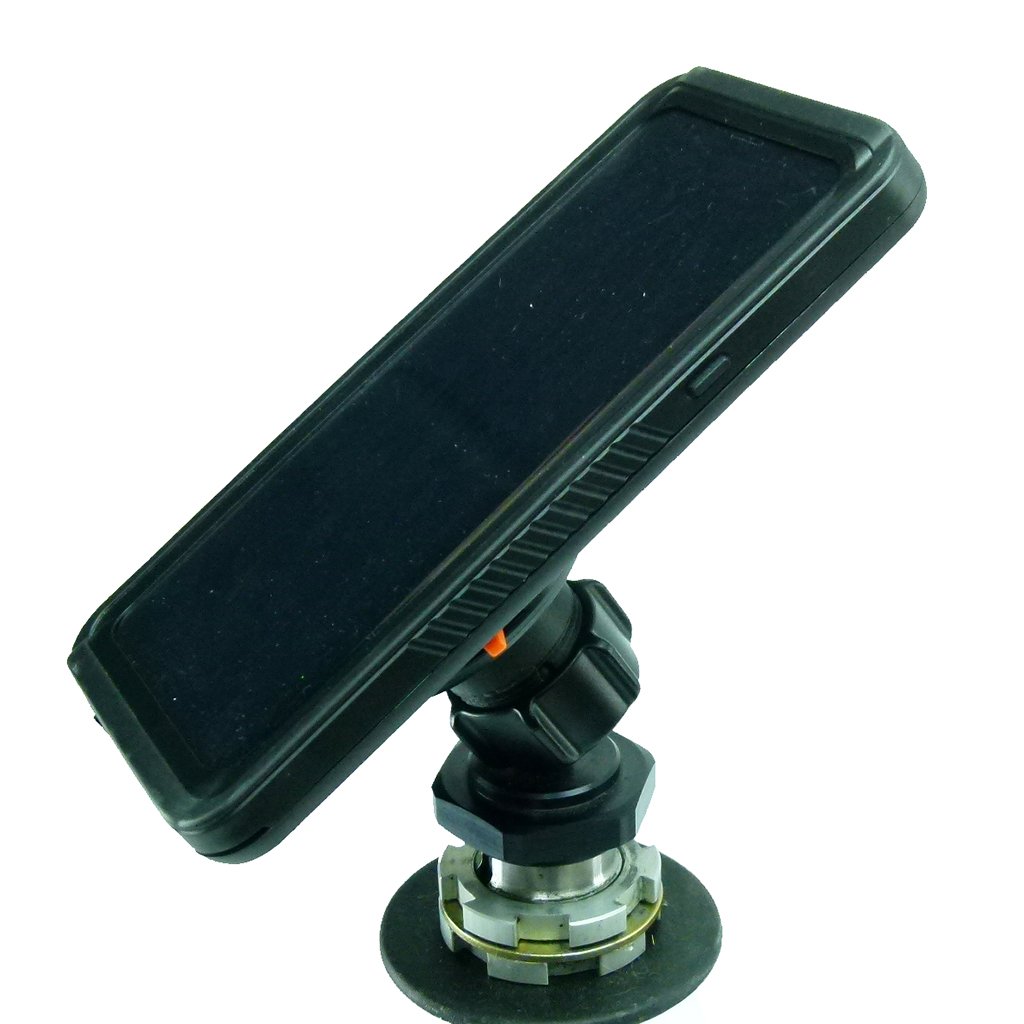 Yoke 60 Nut Cap Mount &amp; TiGRA FITCLIC Neo DRY Case for iPhone XS MAX (sku 46488) - BuyBits Ltd UK