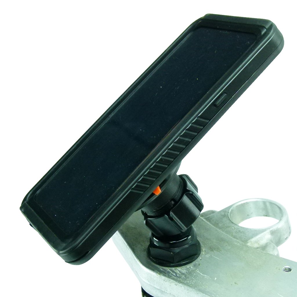 Yoke 10 Nut Cap Mount &amp; TiGRA FITCLIC Neo DRY Case for iPhone XS (sku 46434) - BuyBits Ltd UK